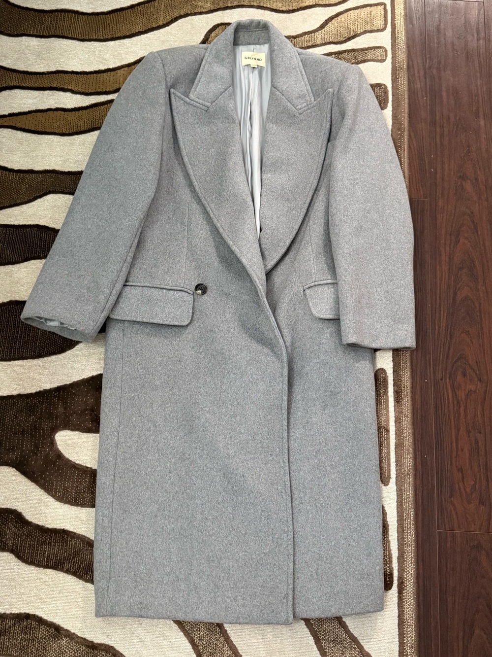 GRLFRND Brontë Oversized Coat- GRAY